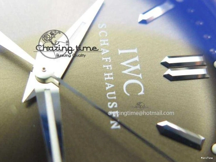 MIROTIME 0303 Affordable Ingeniuer St.Laurens SS Brown Dial MK 1:1 Best Edition On Black Leather Strap A 7365